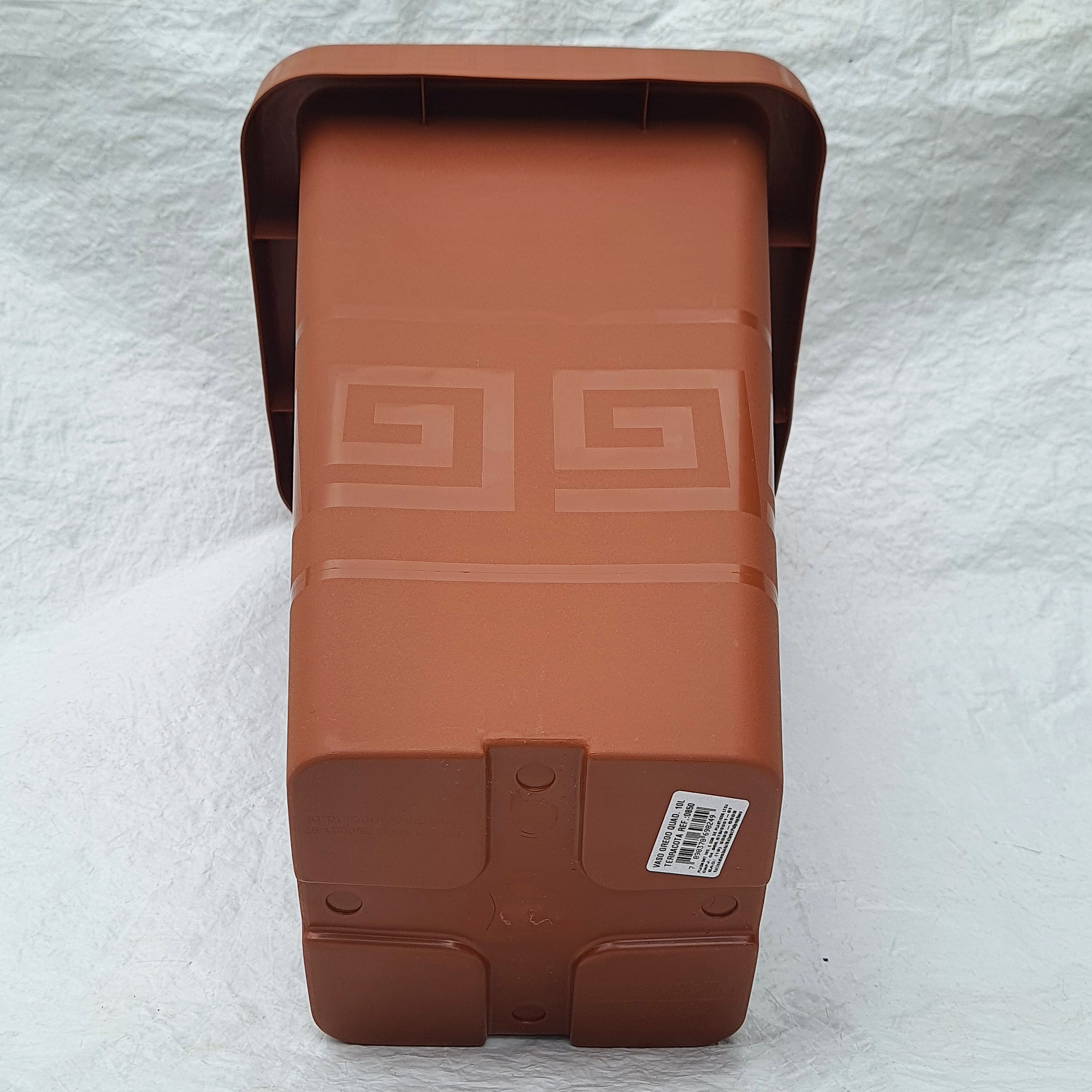 Vaso Grego Quadrado (Terracota)