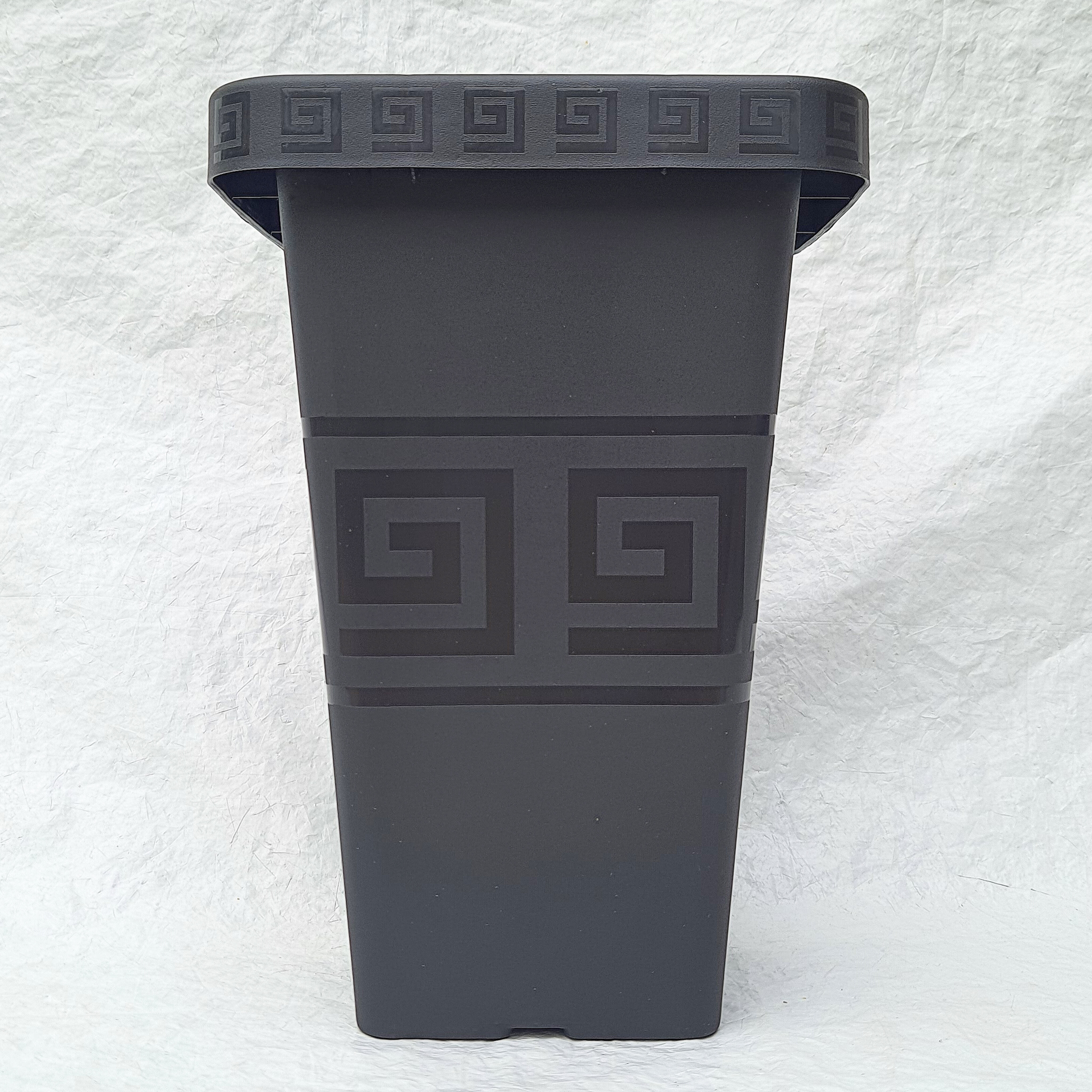 Vaso Grego Quadrado (Preto)