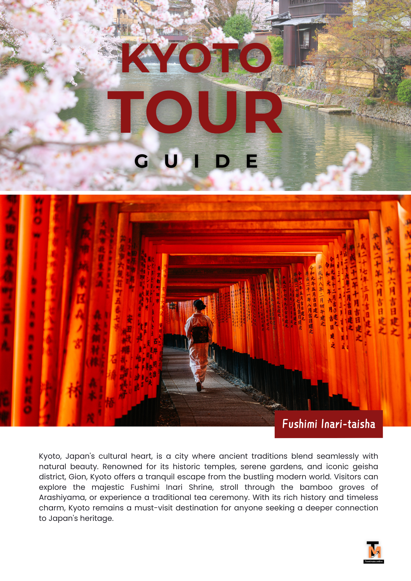 Kyoto attractions Tour Guide