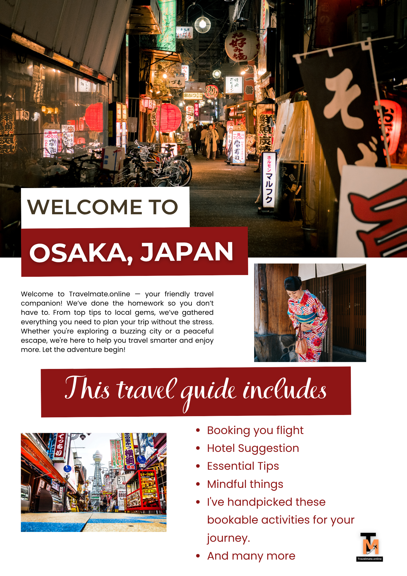 Osaka digital travel guide
