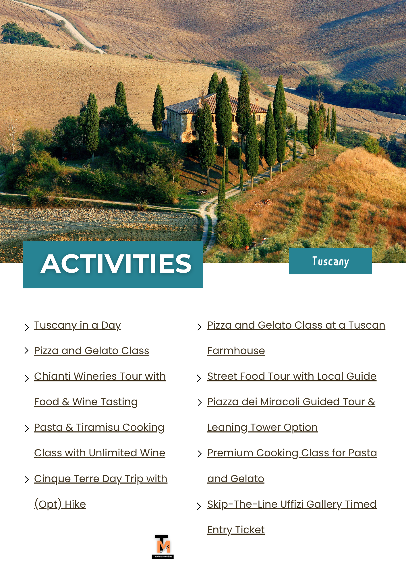 Tastes of Tuscany & Beyond