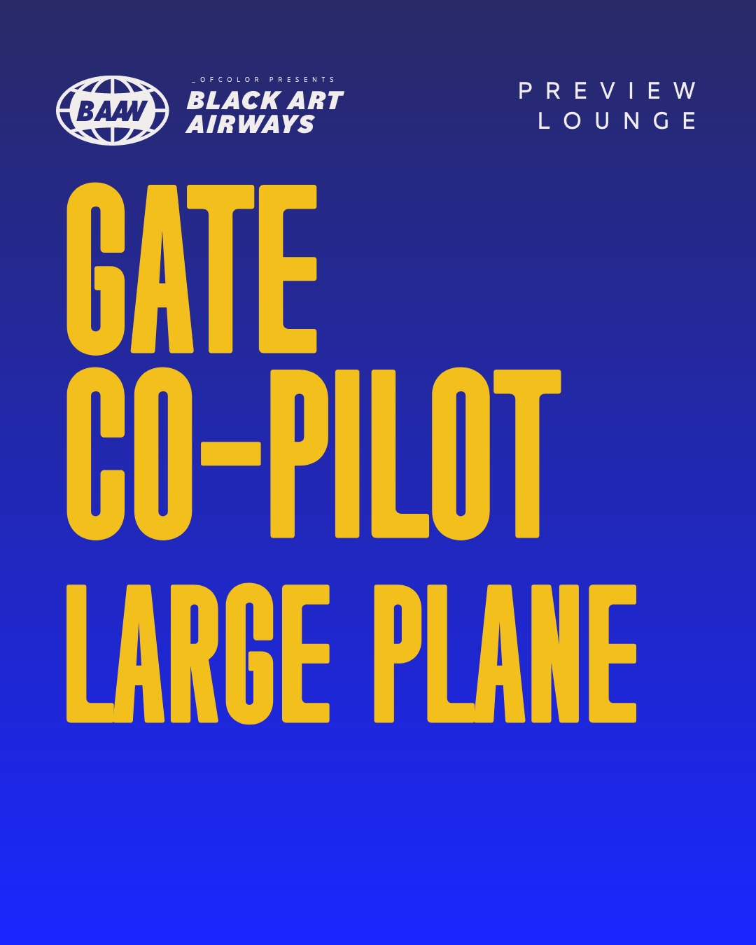 Gate Co-Pilot Large Plane