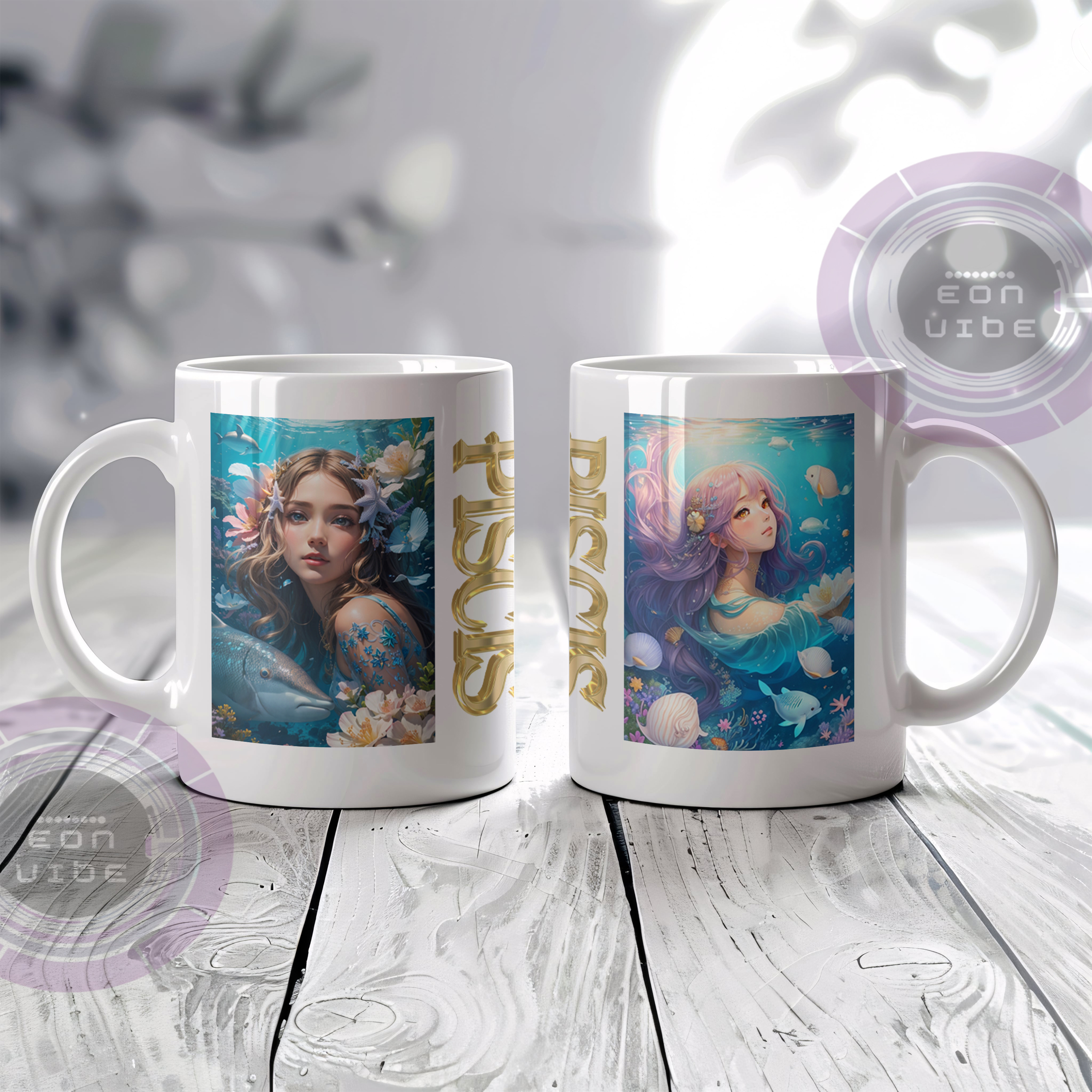 Taza "Pisces Vibes"