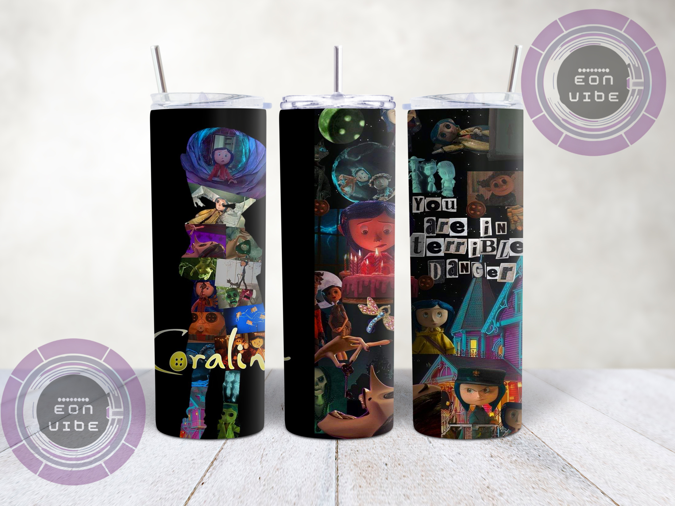 ✨ "Coraline" Tumbler ✨