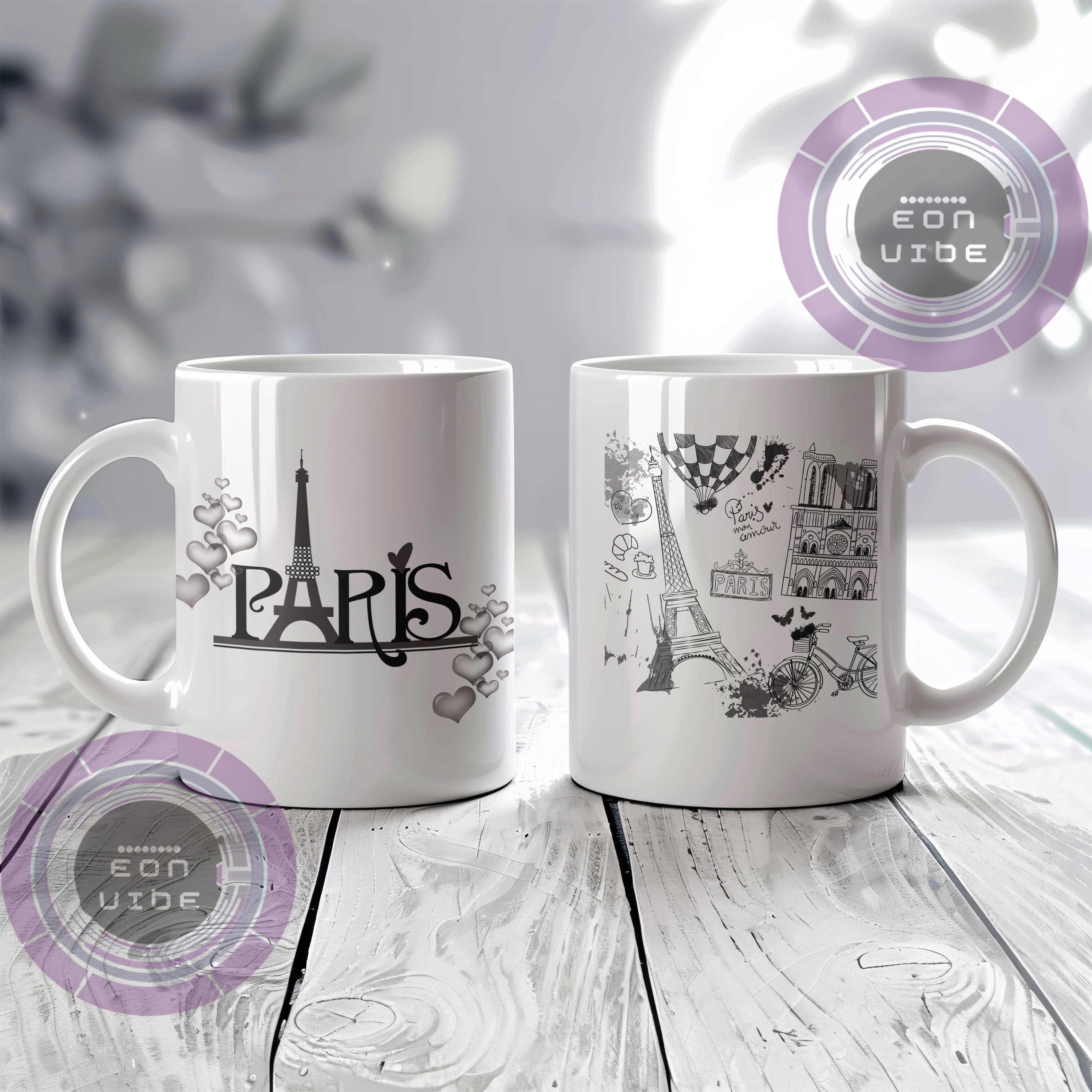 Taza ☕ Encantadora taza de Paris