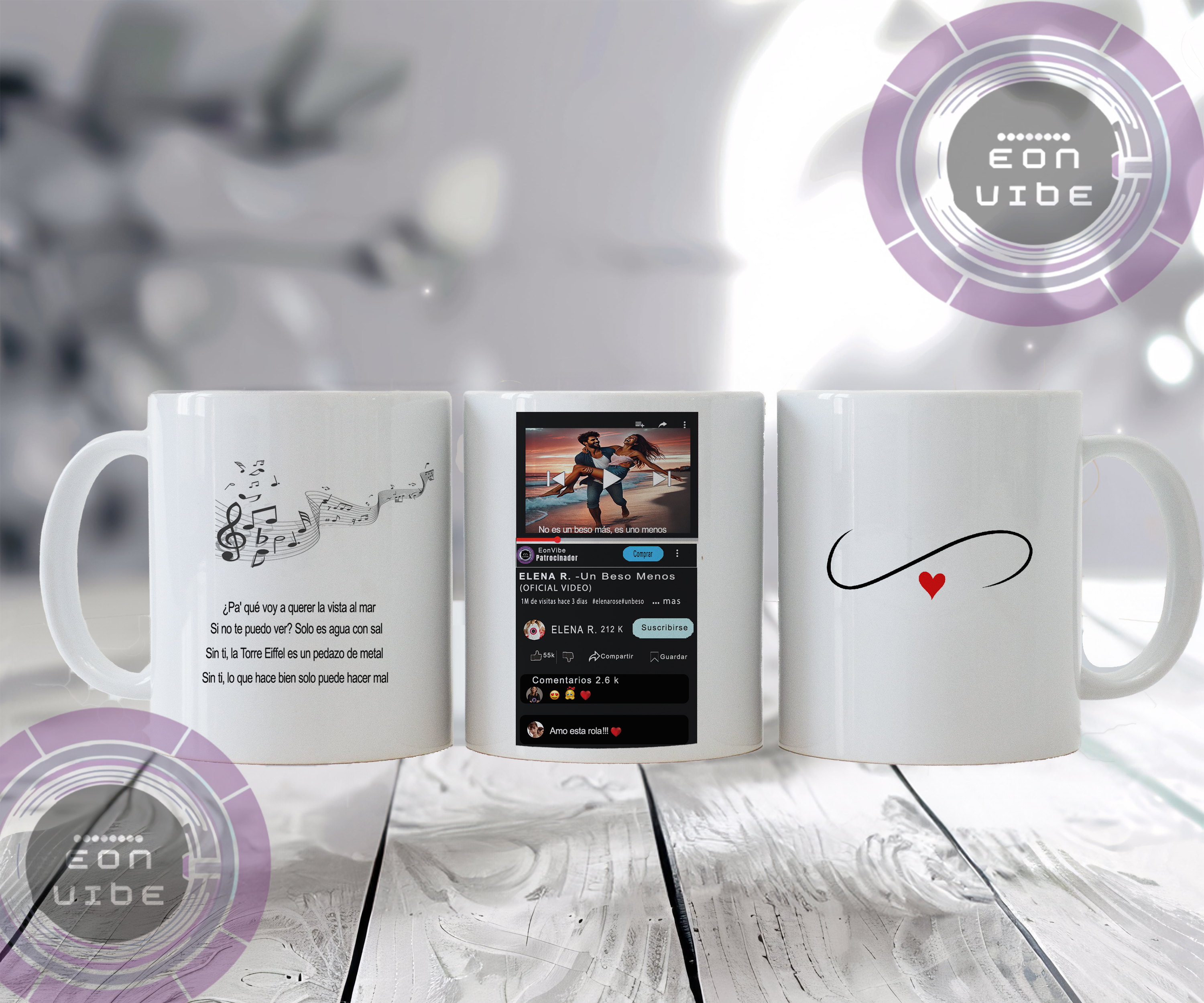 Taza "Video de Youtube Personalizado" 