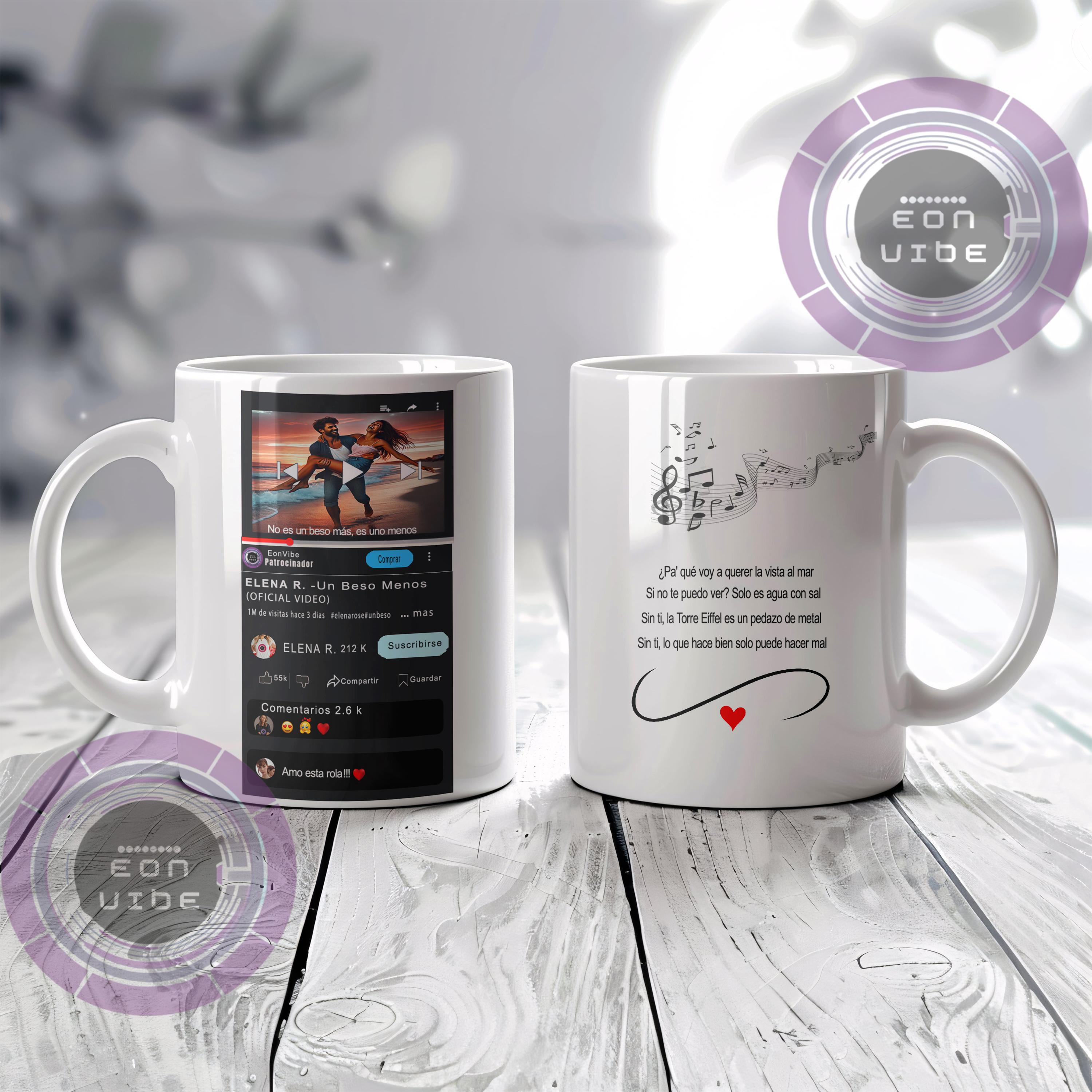 Taza "Video de Youtube Personalizado" 