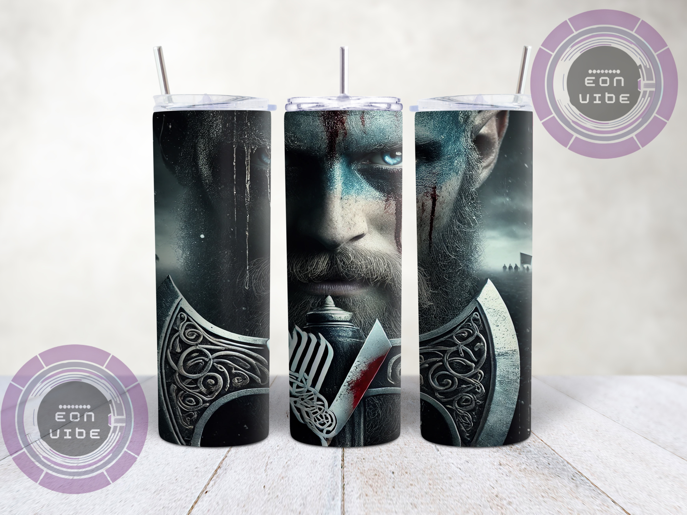 Rey Vikingo Tumbler ⚡🛡️