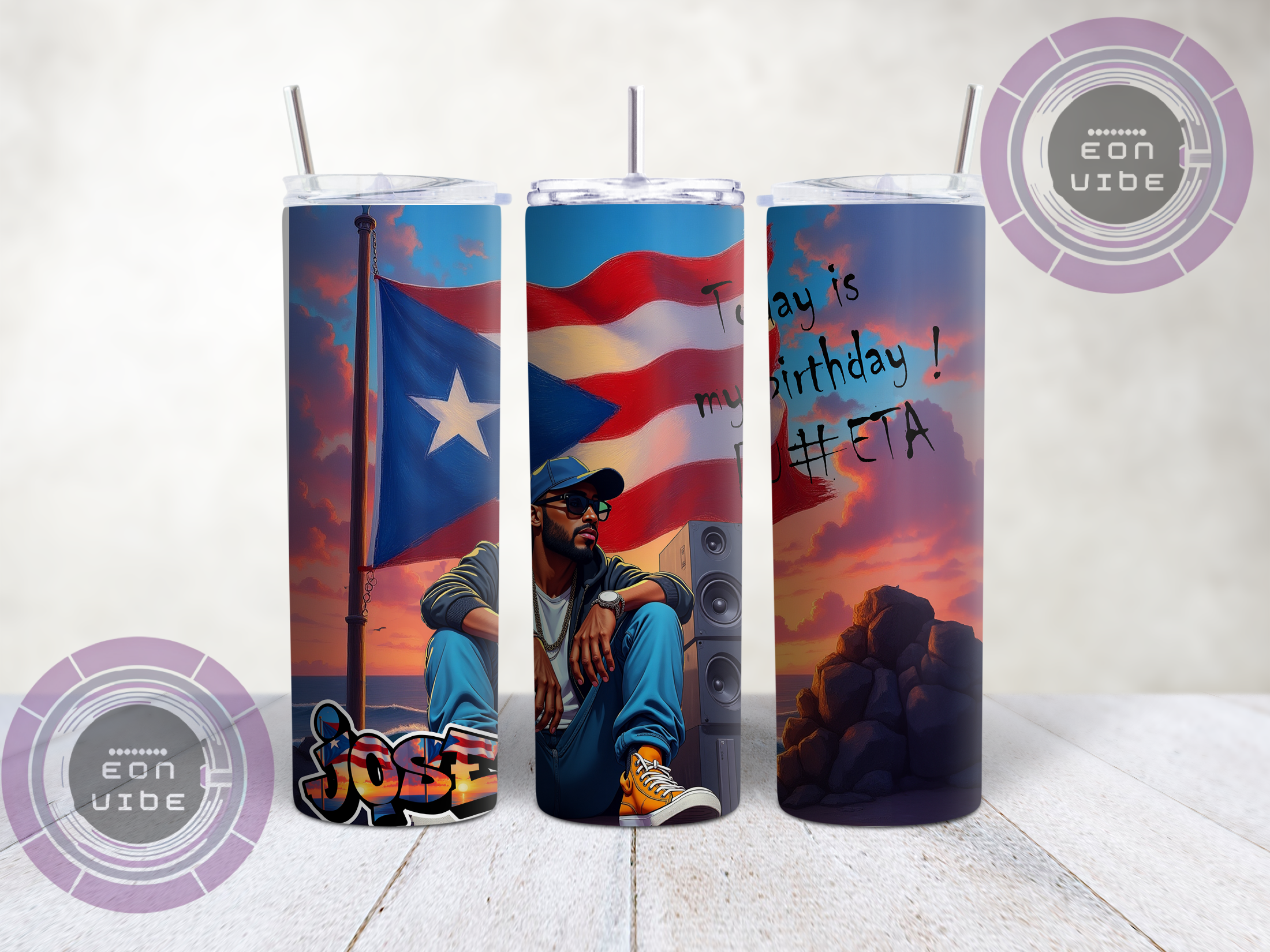 Tumbler Personalizado - "Today is my birthday Pu#eta!"