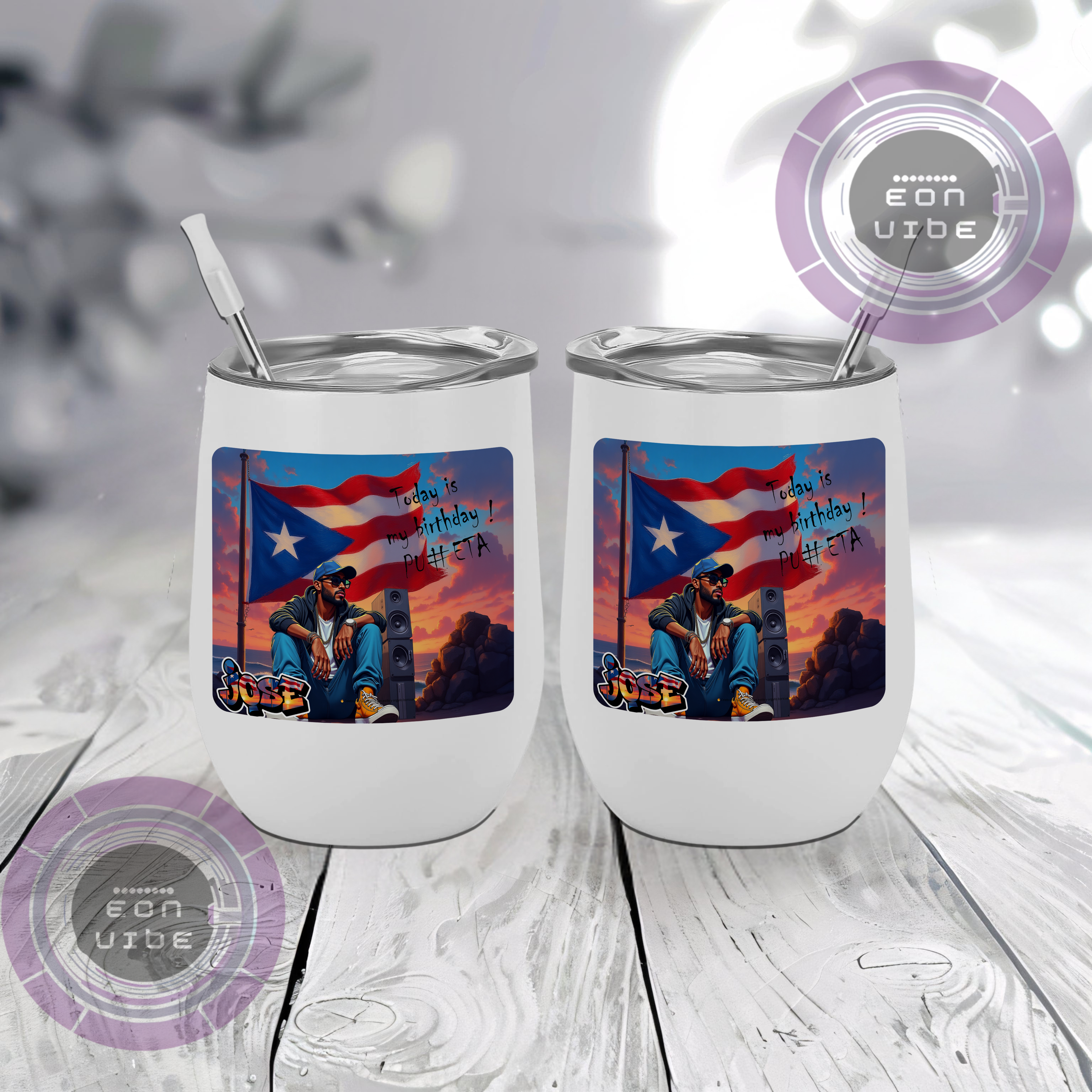 Tumbler Personalizado - "Today is my birthday Pu#eta!"