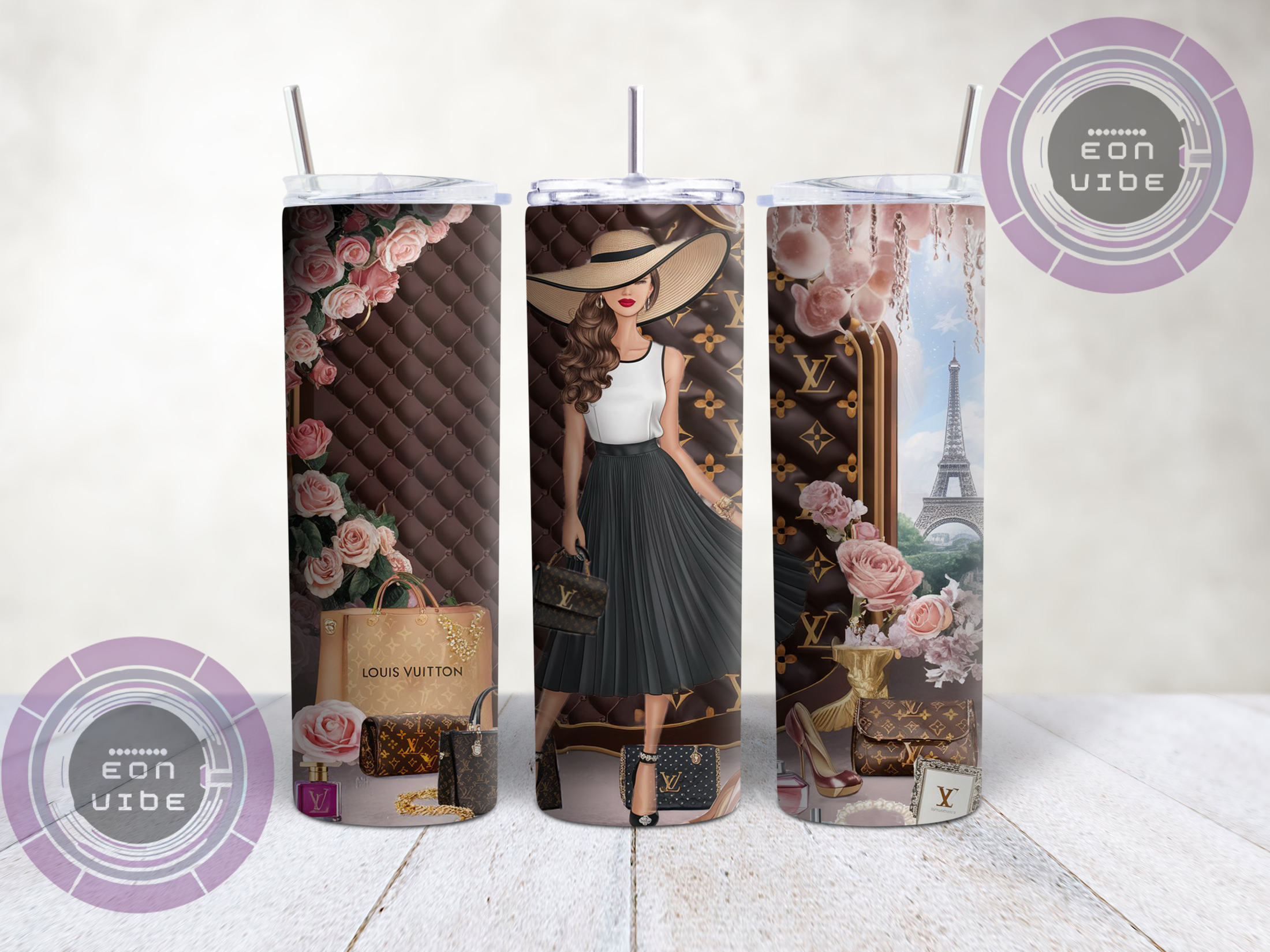 Tumbler Estilo Parisino – 20oz