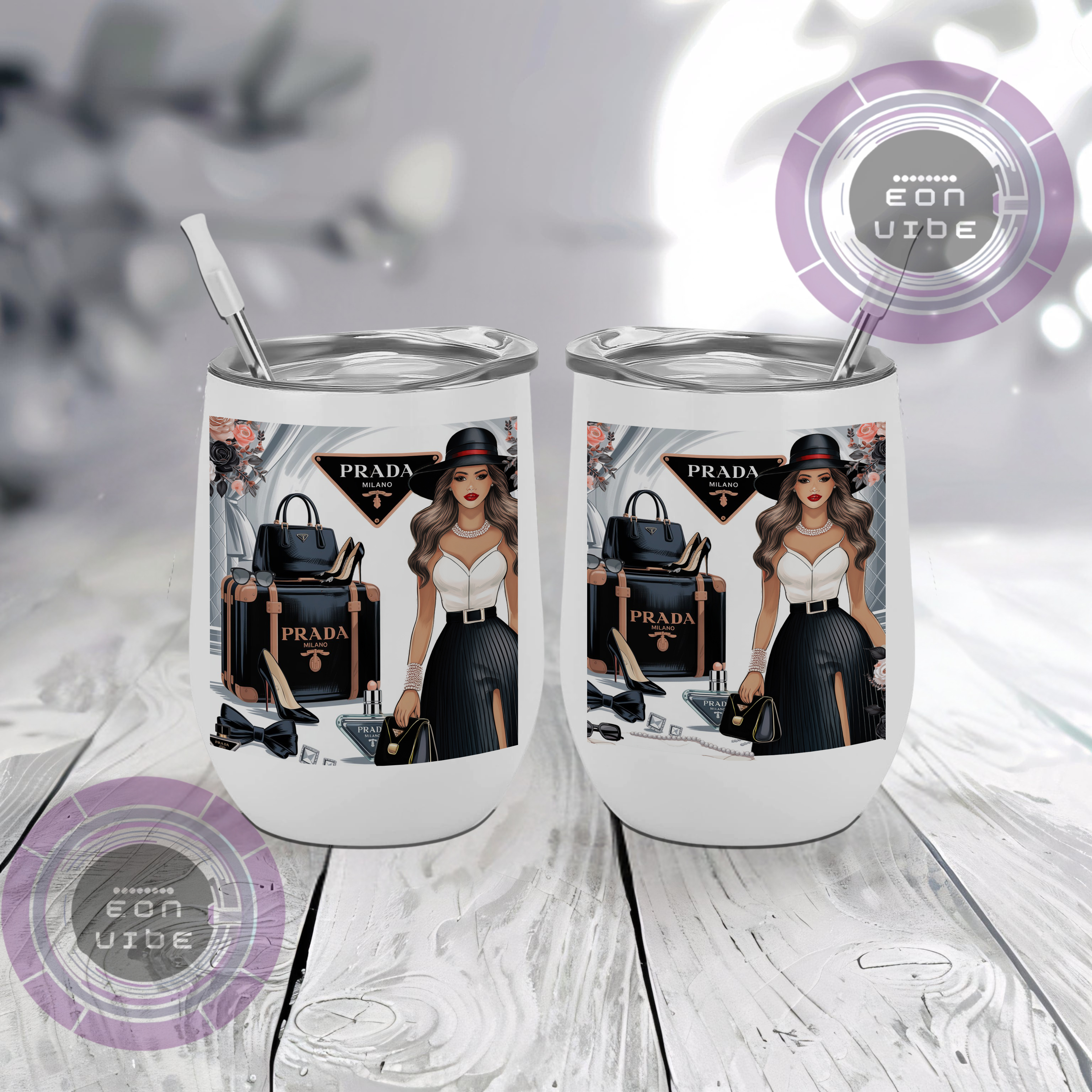 Tumbler Lujo Moderno – 12oz Vino