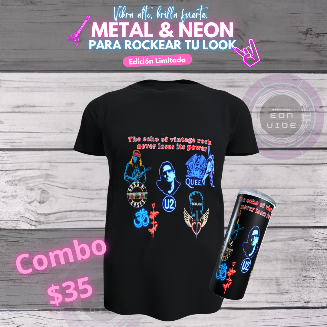 👑 Metal & Neon - Vintage Power