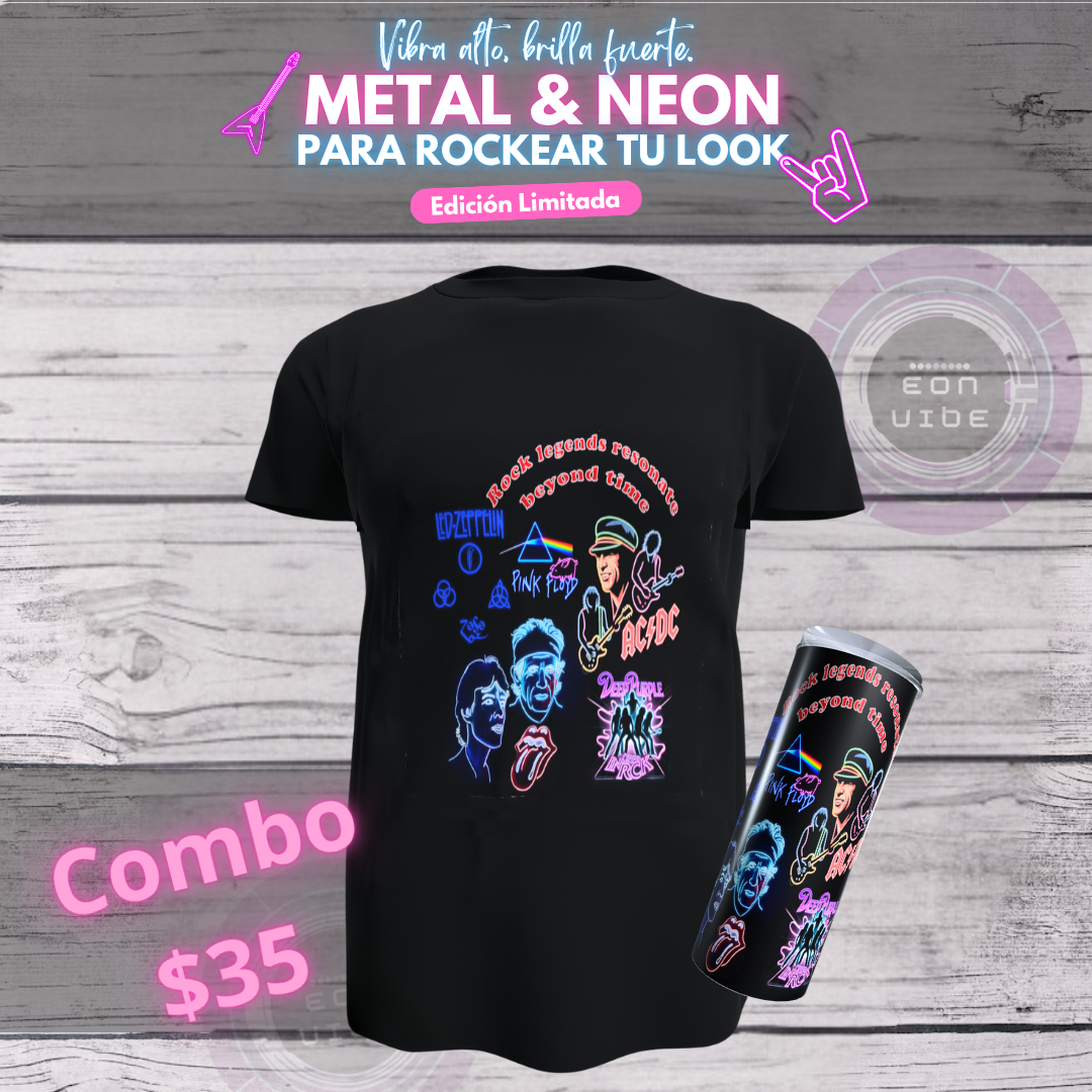 🎸 Metal & Neon - Rock Legends