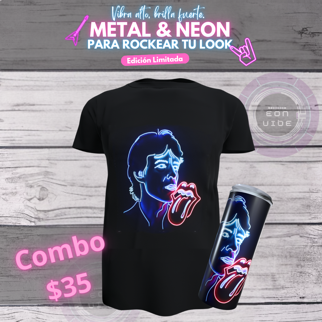 👅 Metal & Neon - Rolling Neon