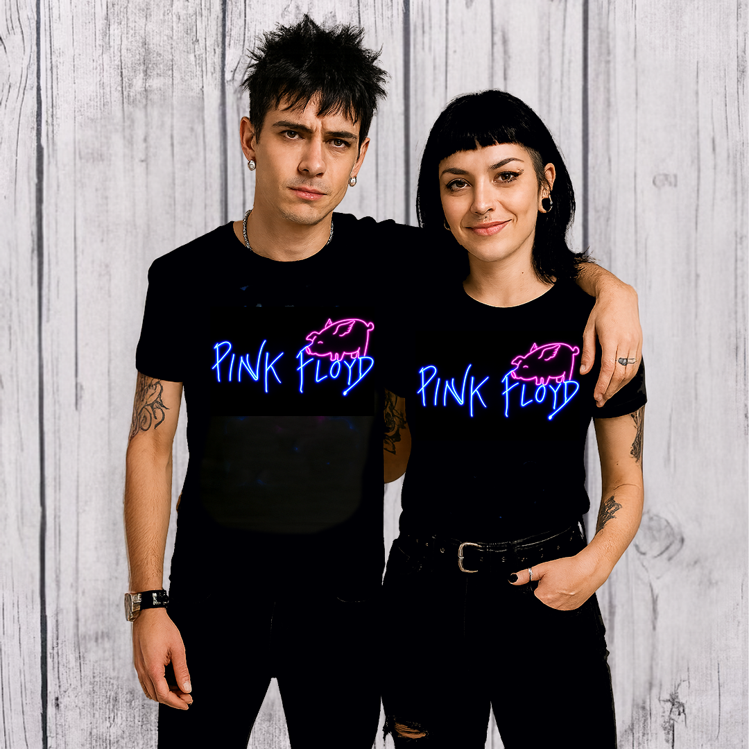 🐖 Metal & Neon – Pink Floyd