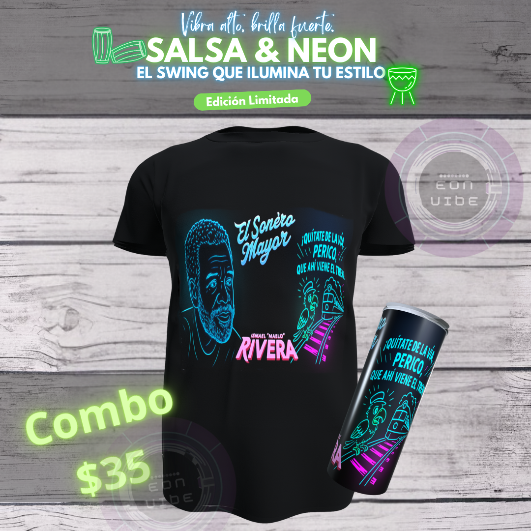 🚂 Salsa & Neon El Sonero Mayor – Ismael Rivera