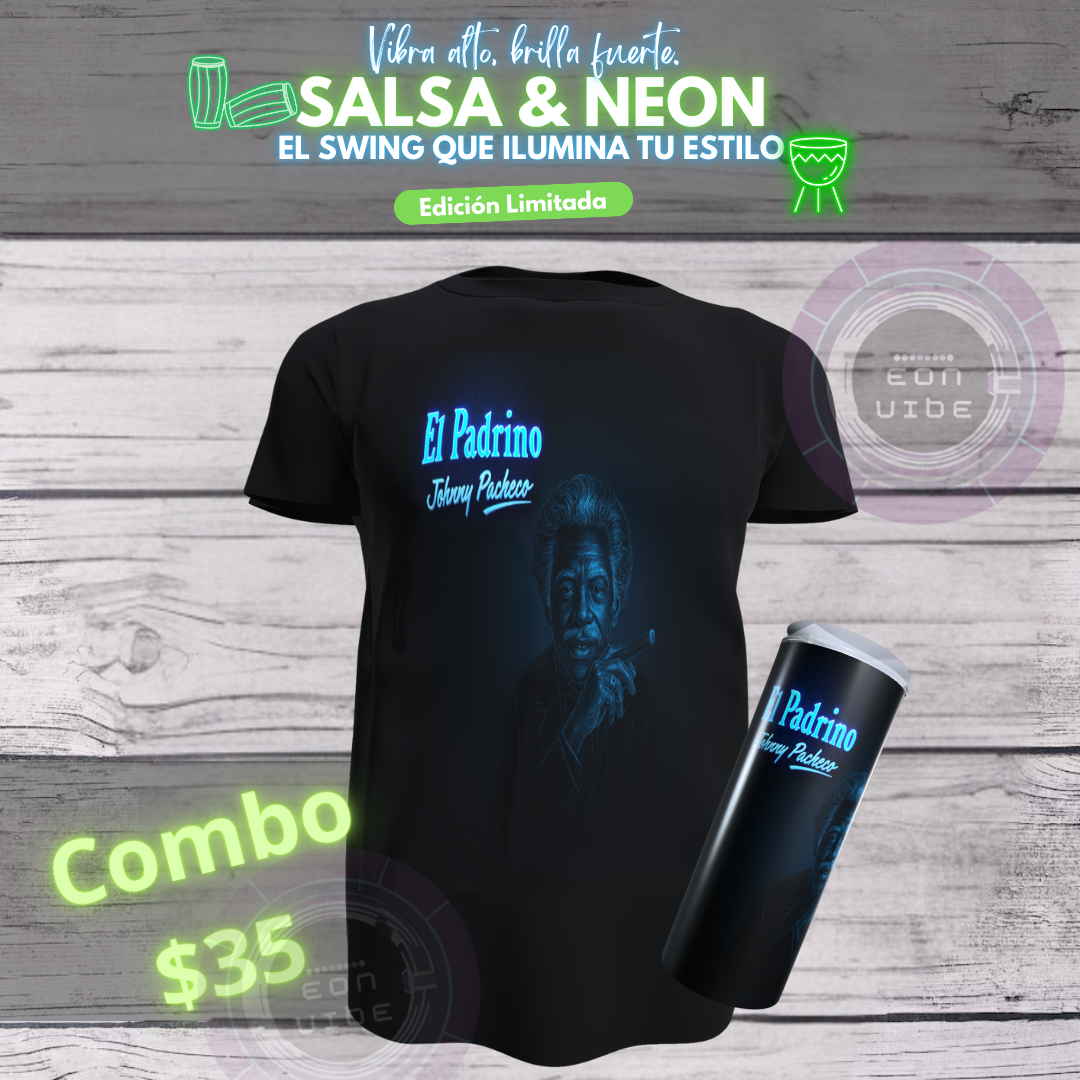 🎷 Salsa & Neon El Padrino – Johnny Pacheco