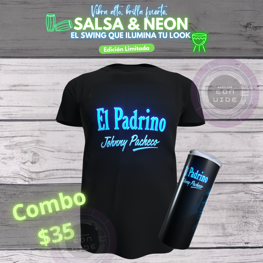 🎷 Salsa & Neon El Padrino – Johnny Pacheco