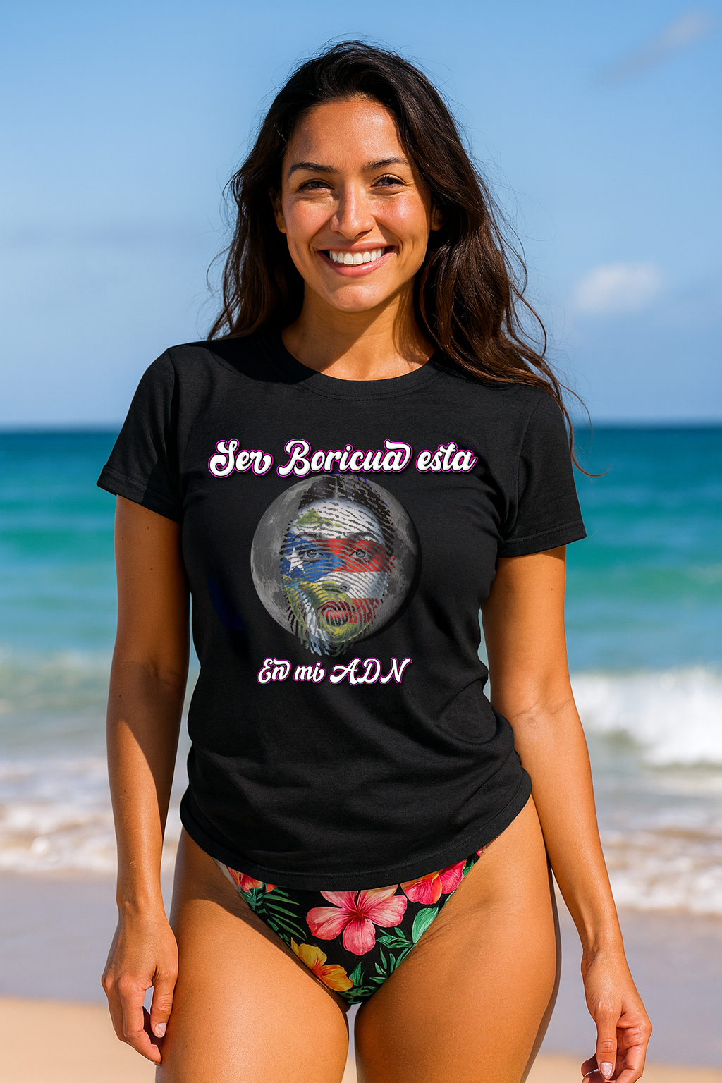 Camiseta 'Ser Boricua está en mi ADN'