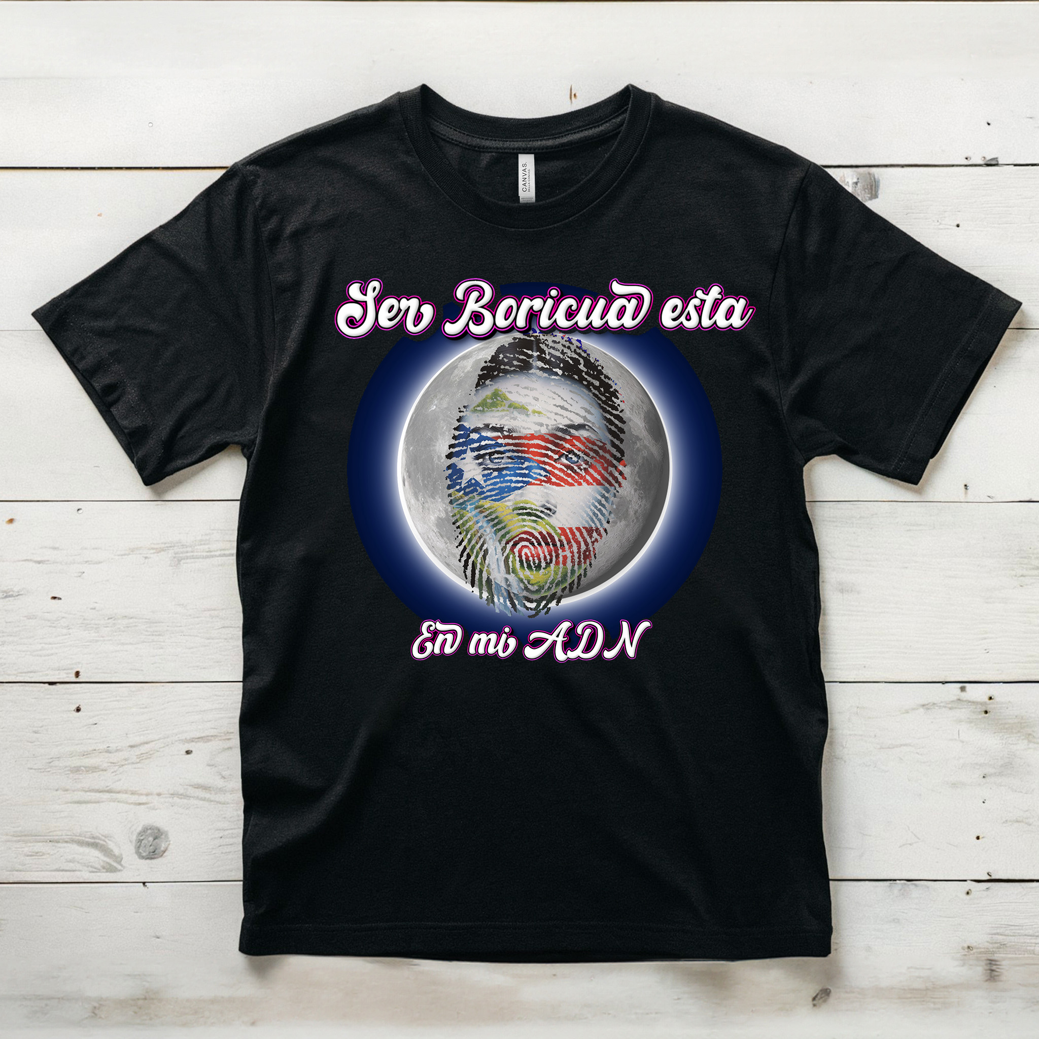 Camiseta 'Ser Boricua está en mi ADN'