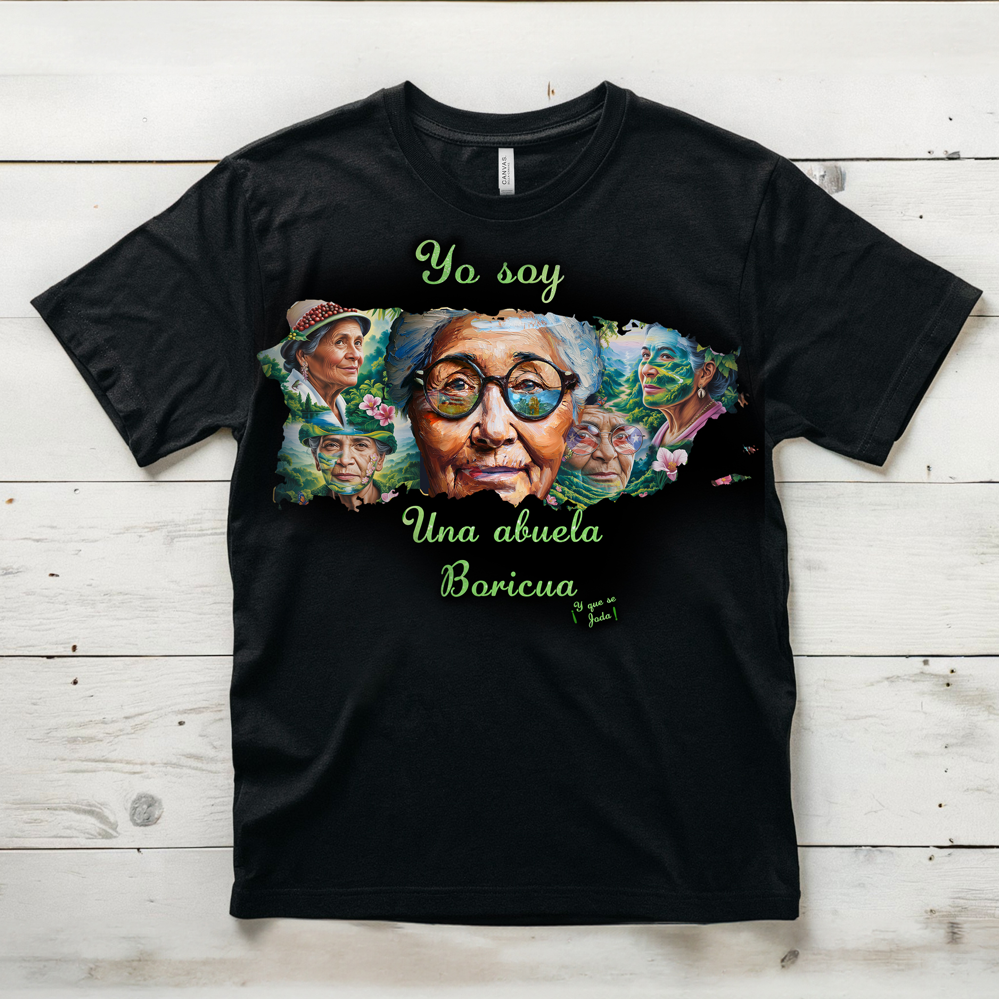 Camiseta 'Yo soy una abuela Boricua'