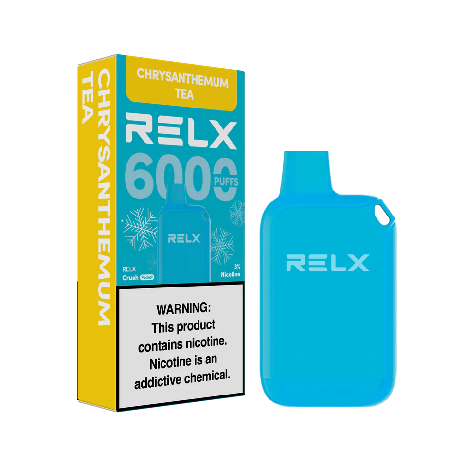 RELX CRUSH 6,000 PUFFS - 3 % NICOTINE