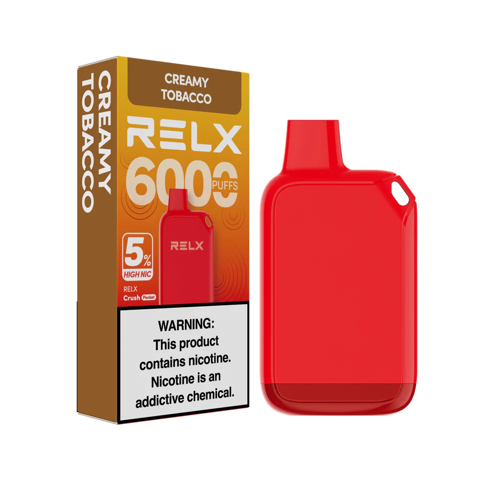 RELX CRUSH 6,000 PUFFS - 5 %  NICOTINE