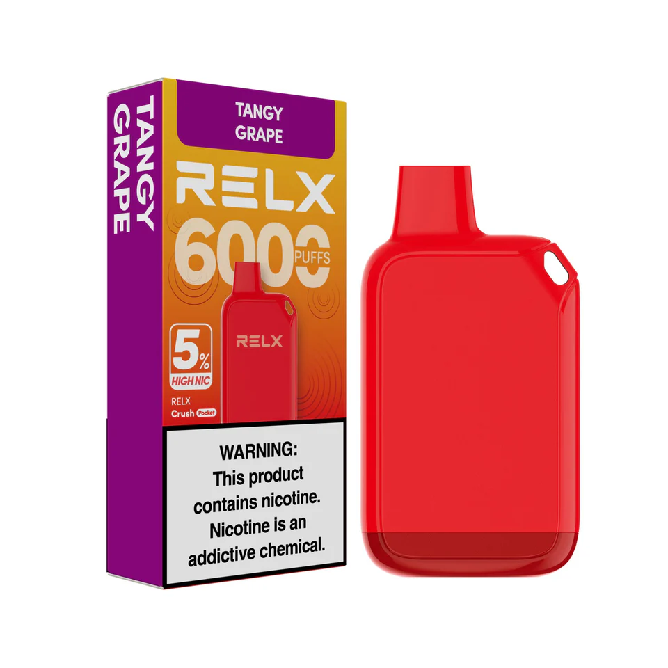 RELX CRUSH 6,000 PUFFS - 5 %  NICOTINE