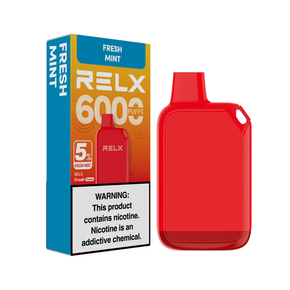 RELX CRUSH 6,000 PUFFS - 5 %  NICOTINE