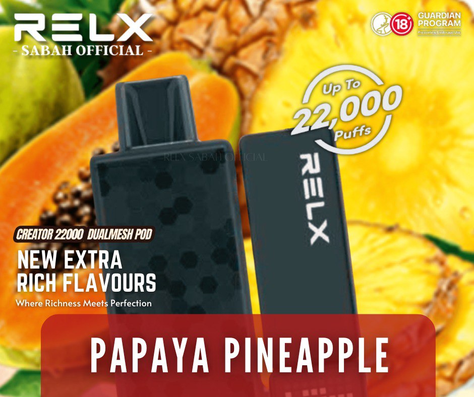 RELX CREATOR FLAVOURS 22KPUFFS SUPER RICH & LOW COOLING