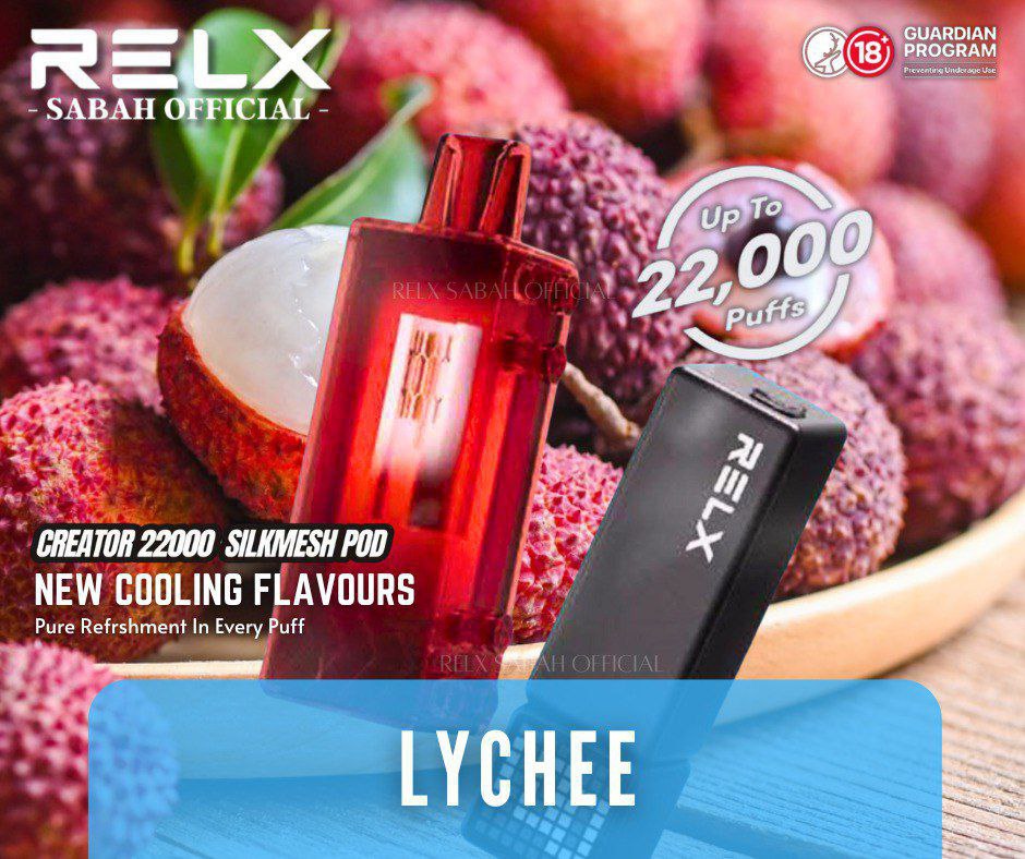 RELX CREATOR FLAVOURS 22KPUFFS SUPER REFRESHING & HIGH COOLING