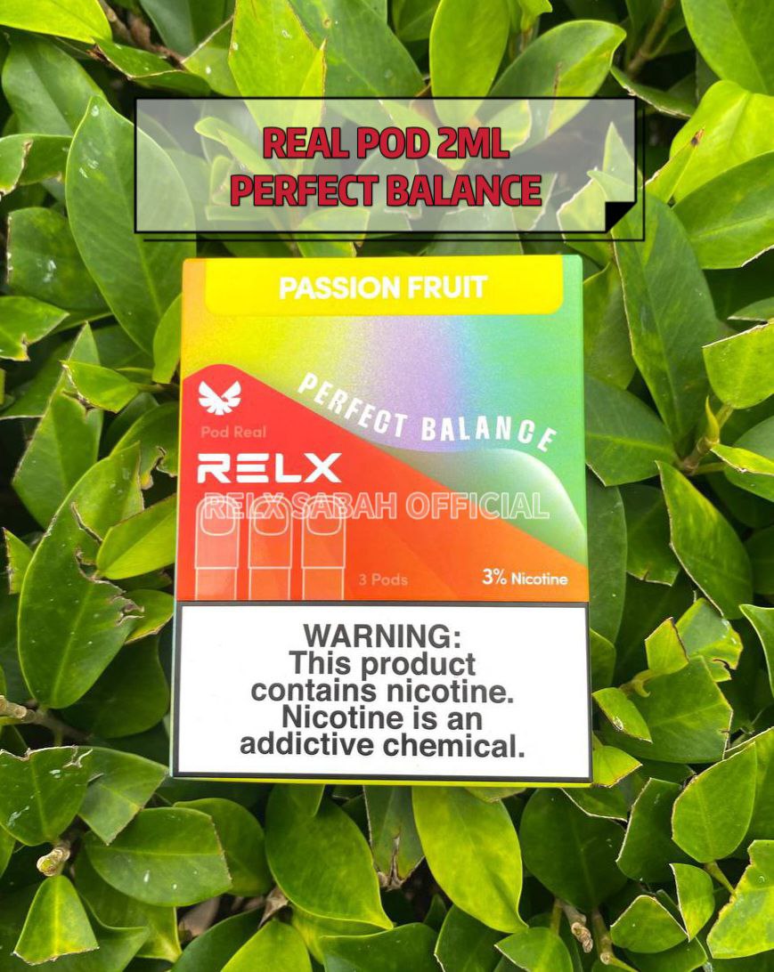 RELX REAL POD FLAVOURS 2ML PERFECT BALANCE