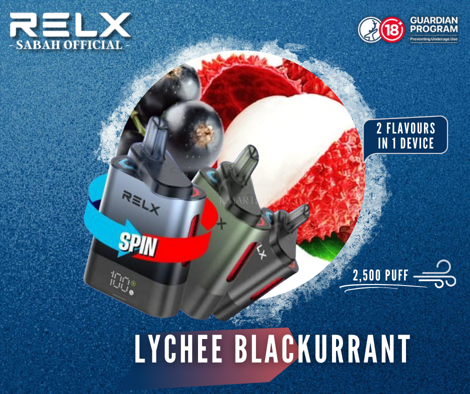 THE NEW SPIN RELX MINI DEVICE NOW COMES WITH 21 FLAVOUR! DOUBLE THE FLAVOUR