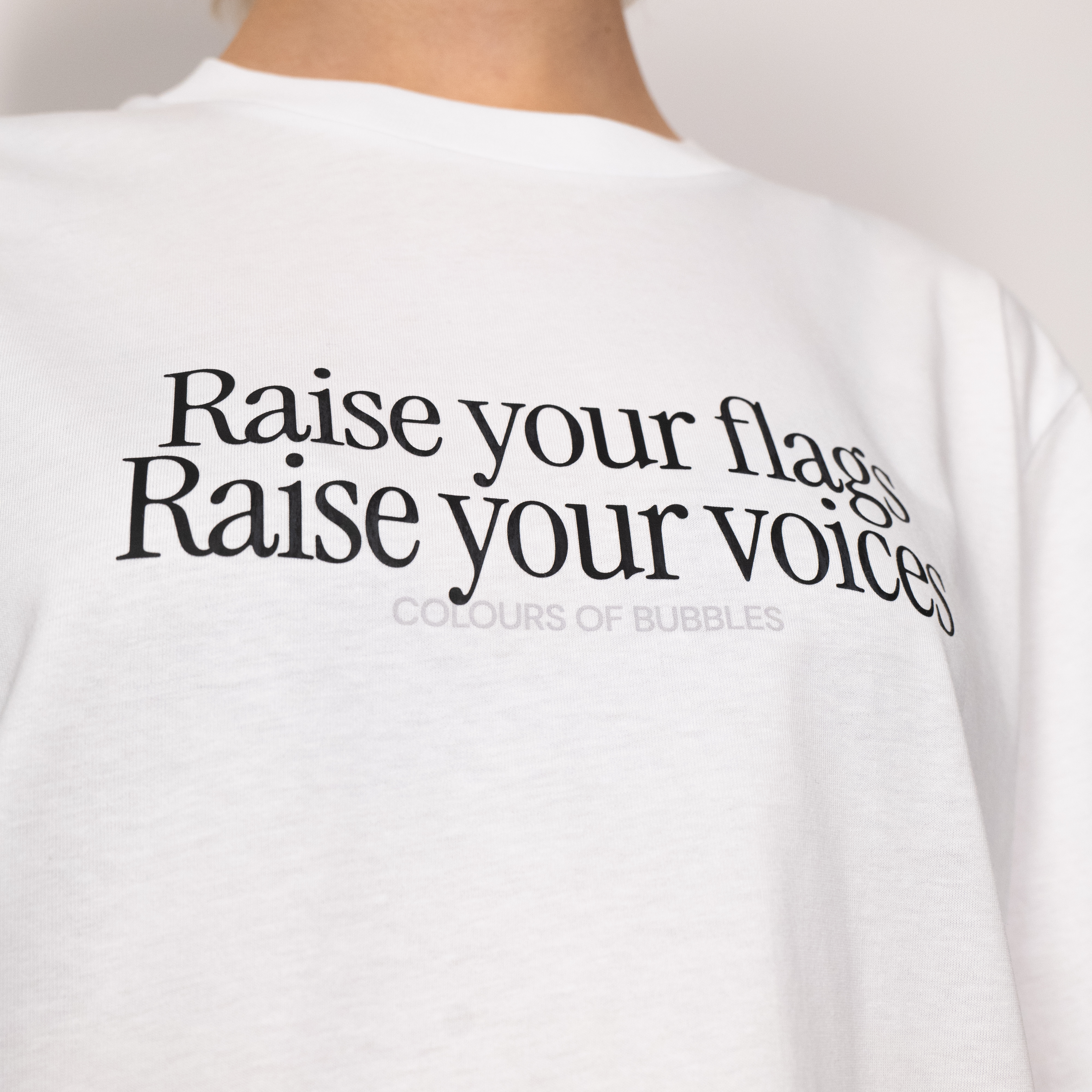 ‘Raise your flags’ t-shirt