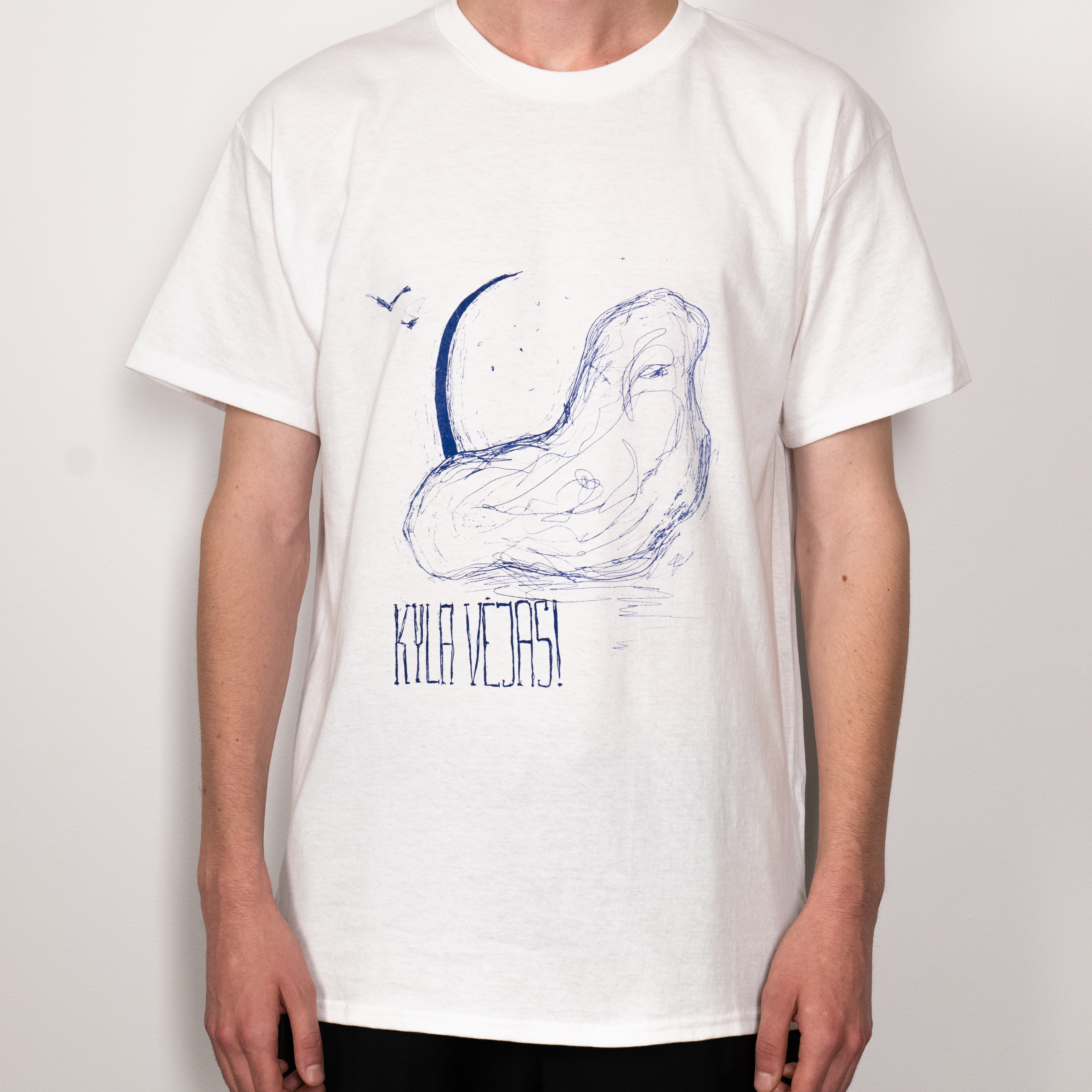 Kyla Vėjas! white t-shirt