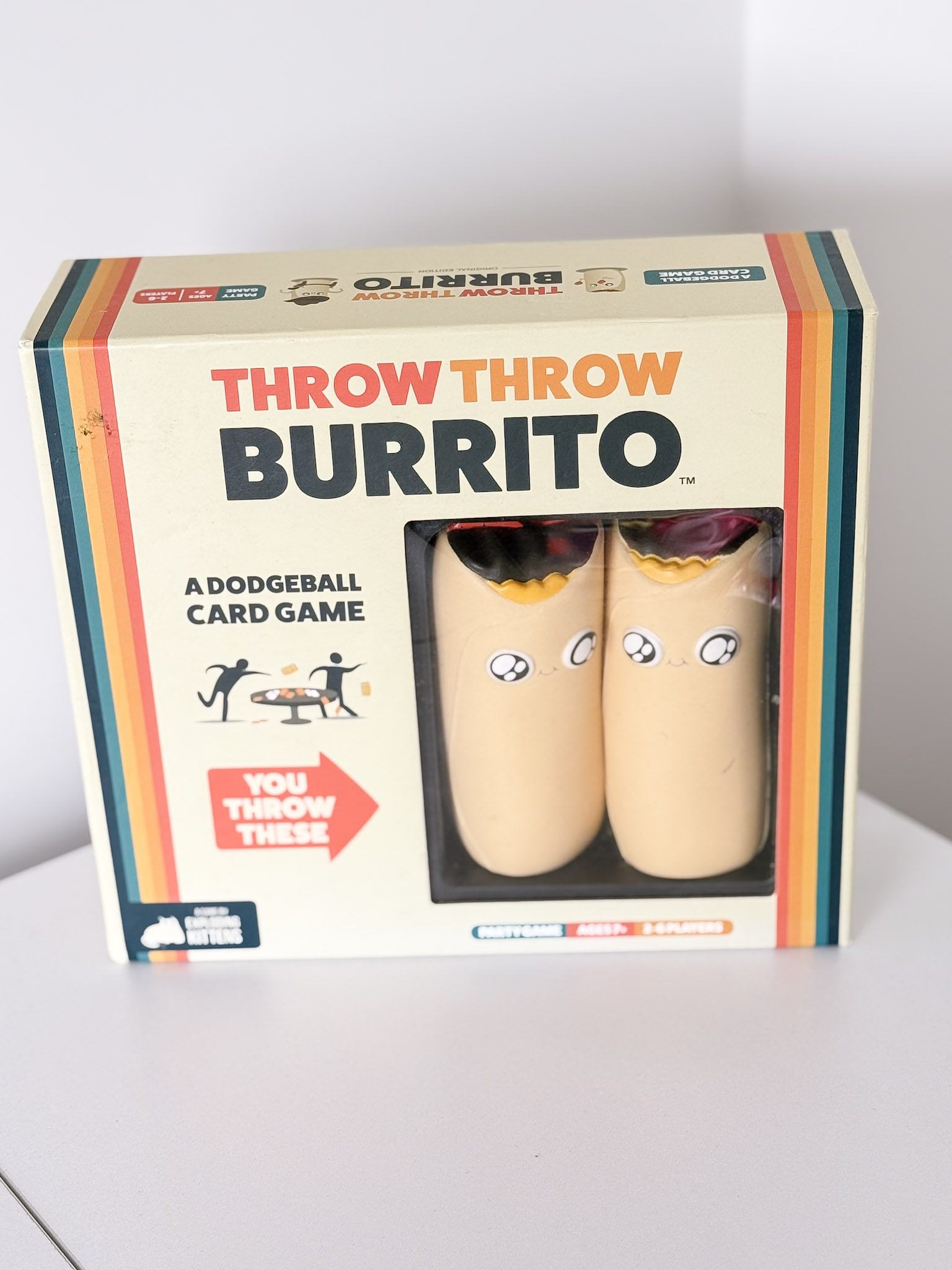 "Throw Throw Burrito" stalo žaidimas