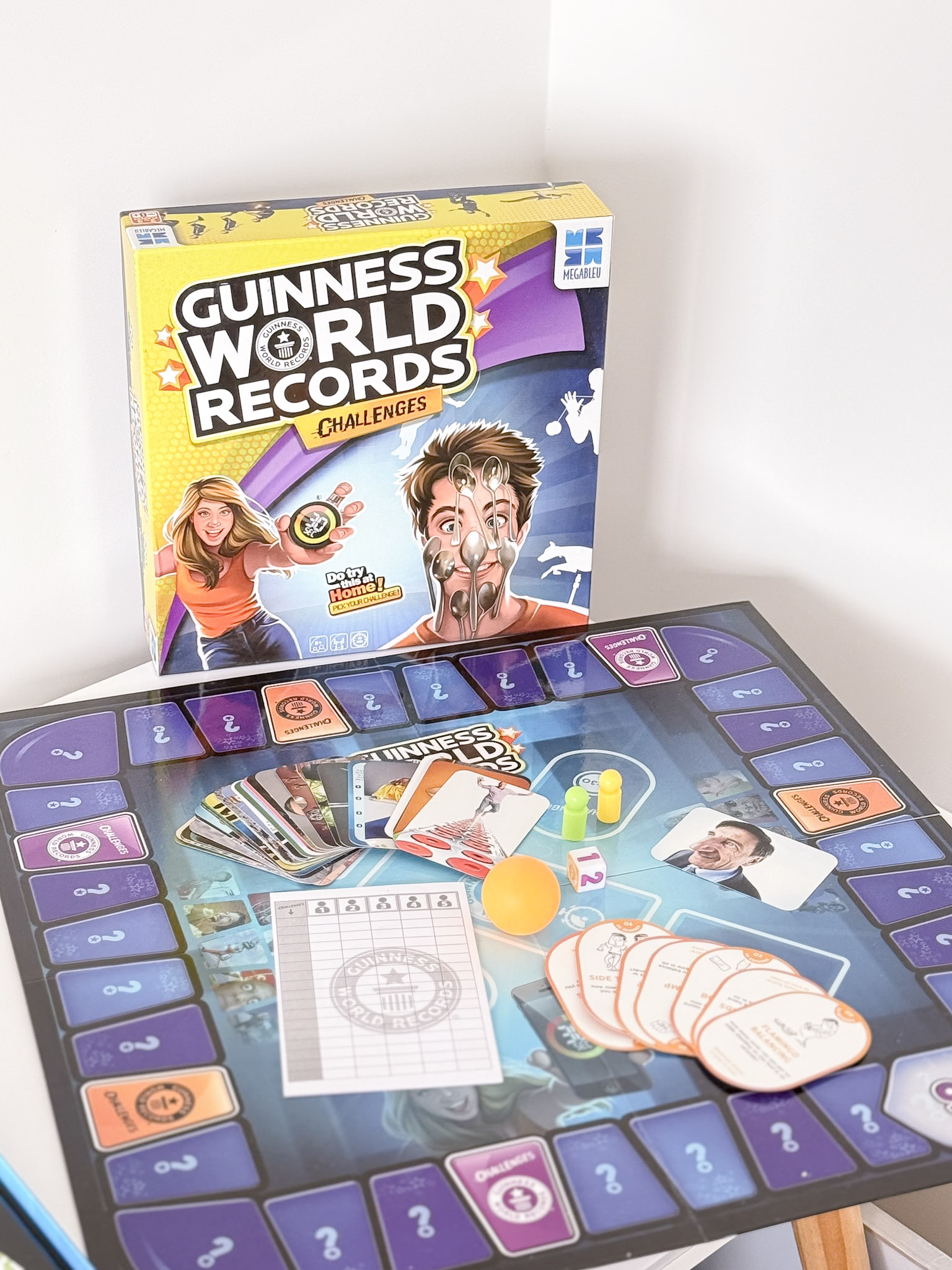 Stalo žaidimas "Guinness World Records Challenges"