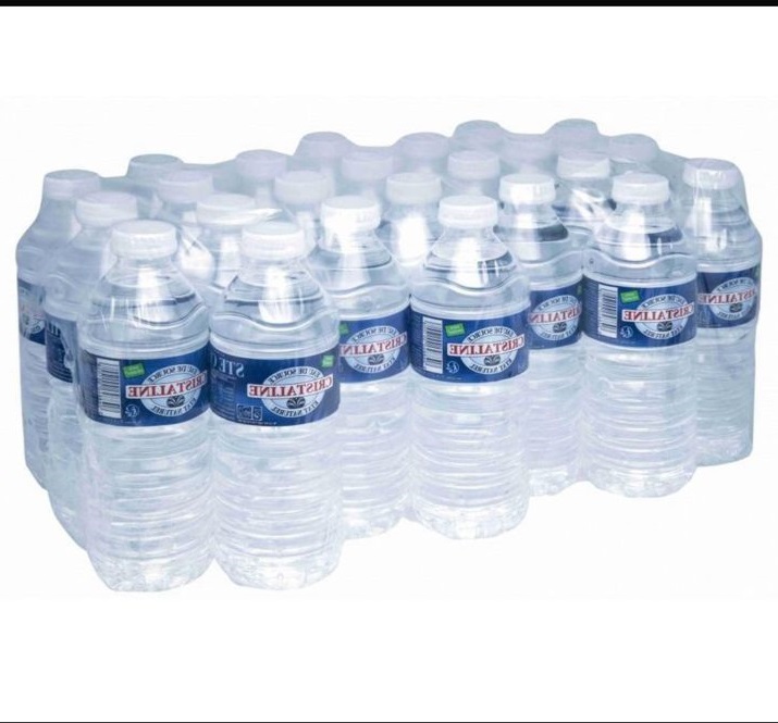 Palette de bouteilles d'eau cristaline 500ML
