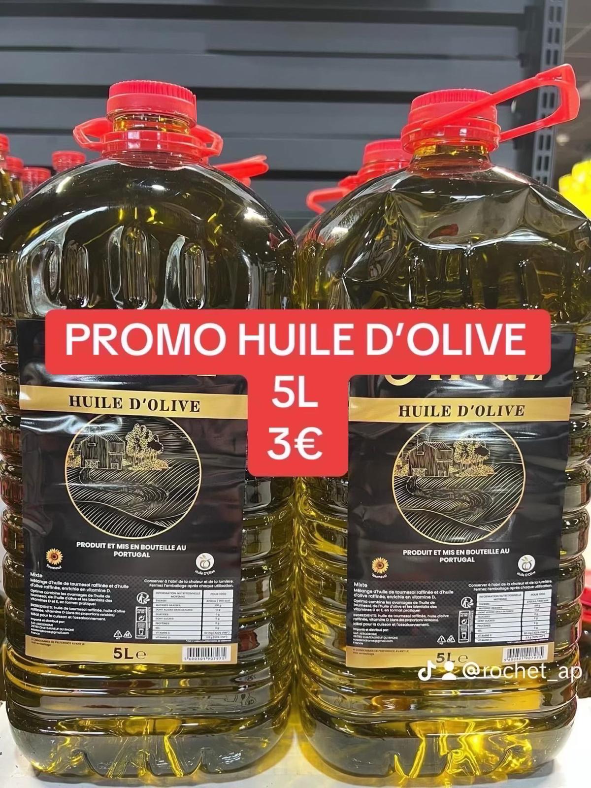 HUILE D’OLIVE EXTRA VIERGE 5L