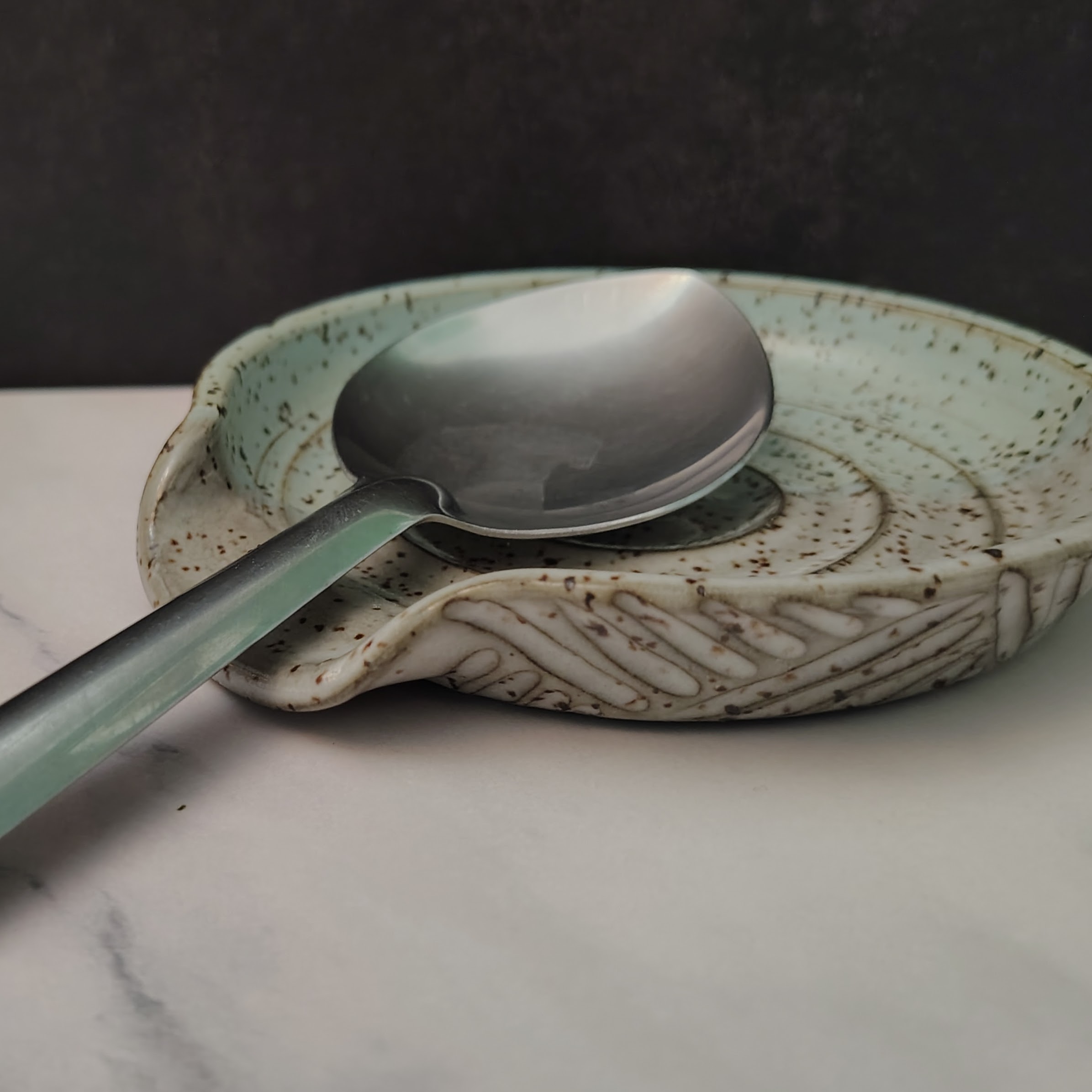 Handmade Ceramic Spiral Soap Dish