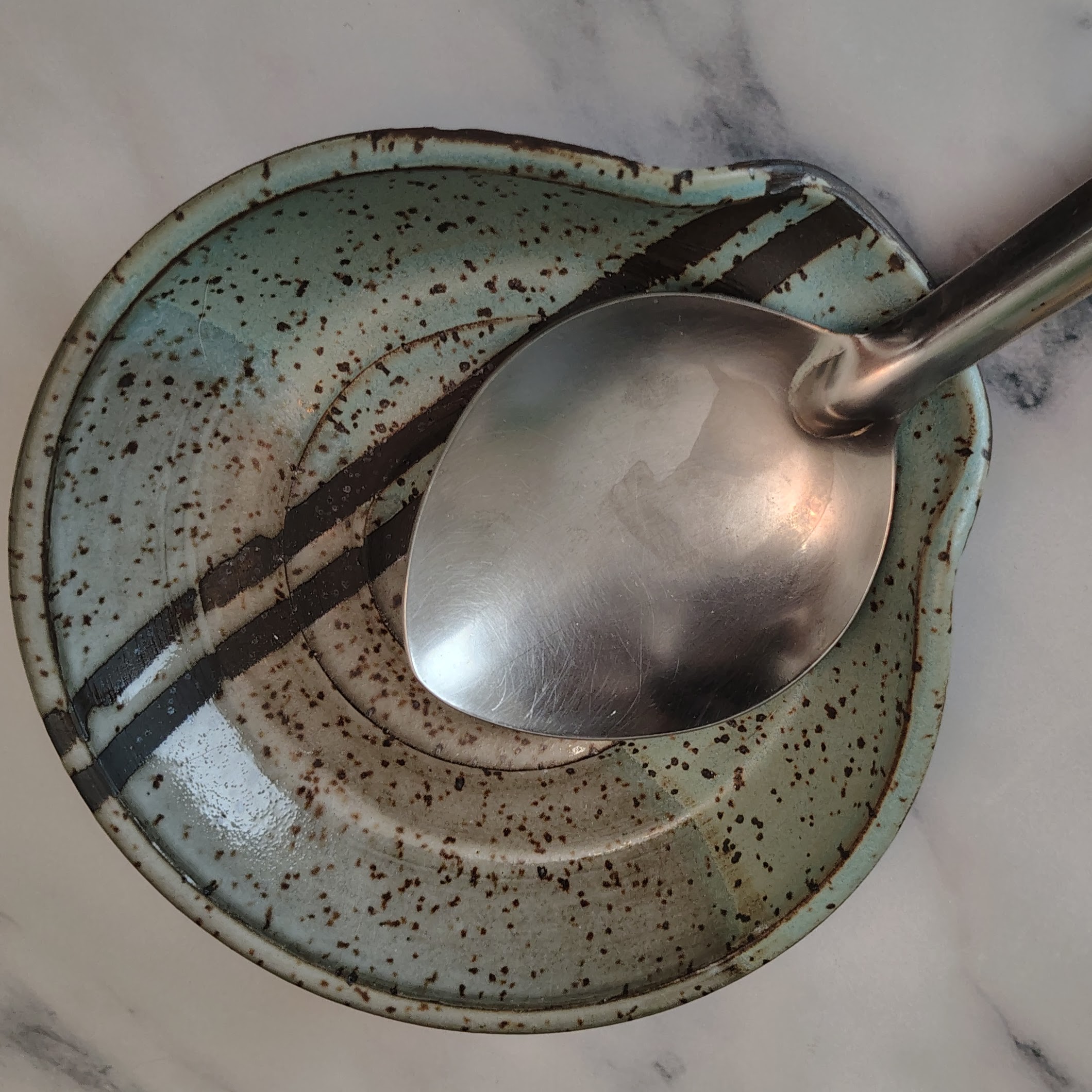 Speckled Ceramic Spoon Rest
