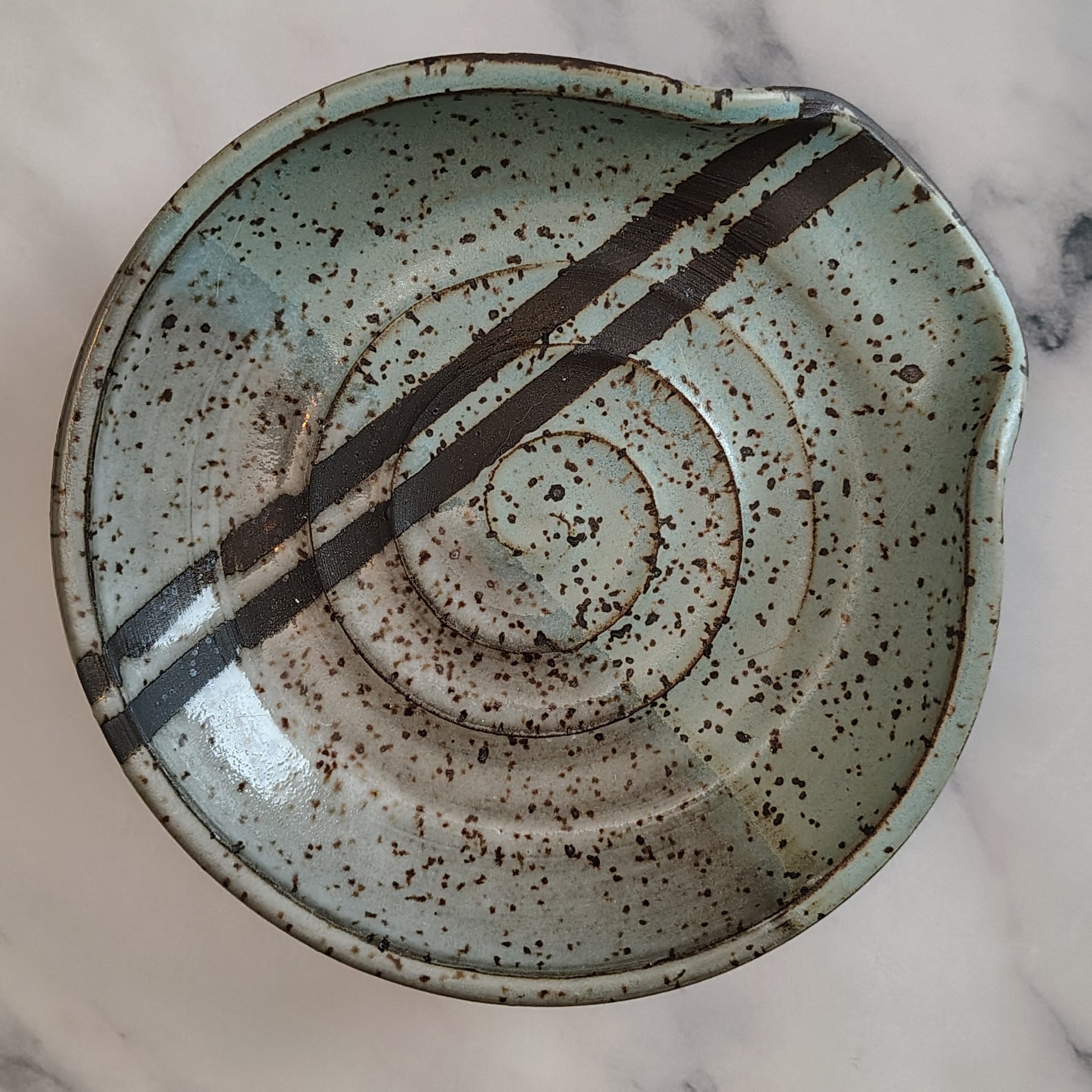 Speckled Ceramic Spoon Rest