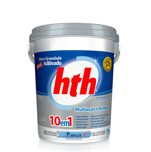 Cloro HTH Aditivado Mineral Brilliance 10em1 10KG