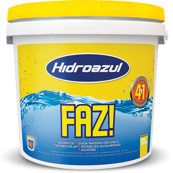 cloro faz hidroazul 10kg
