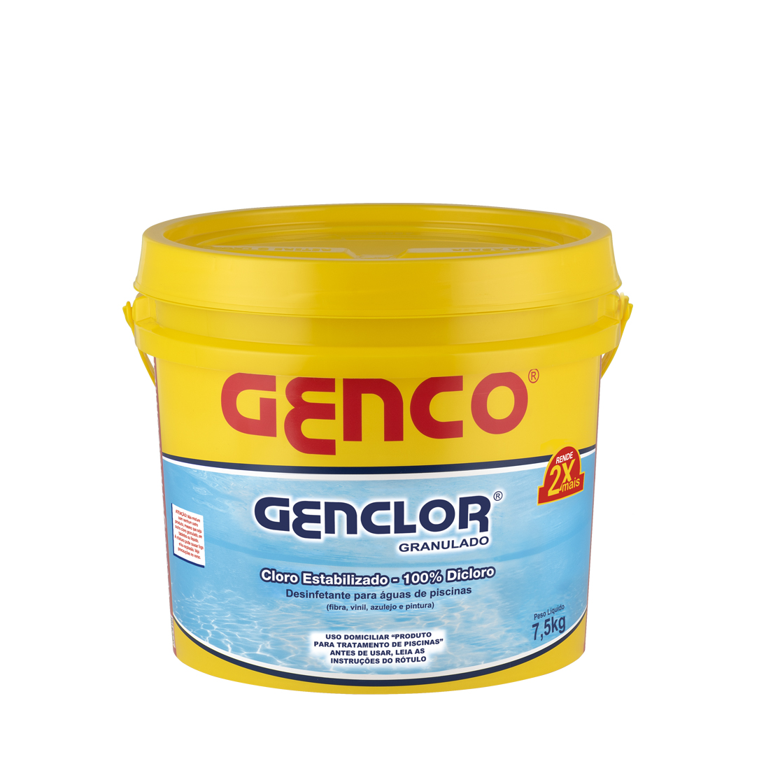 cloro granulado genclor concetrado 7,5kg