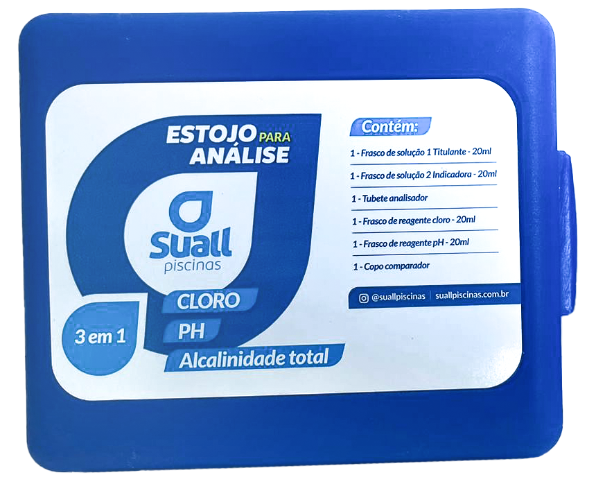 kit teste suall piscinas 3em1