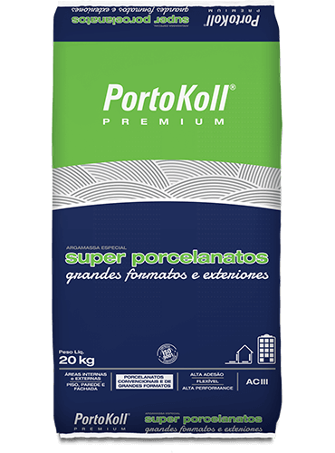 Argamassa ACII PortoKoll PREMIUM® Super Porcelanatos