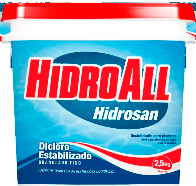 Cloro hidroall hidrosan 2,5kg