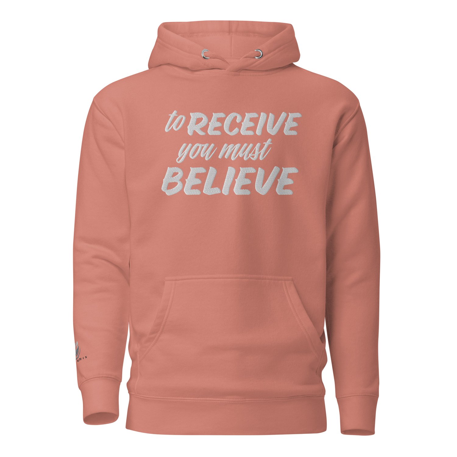 BELIEVE Embroidered Unisex Hoodie